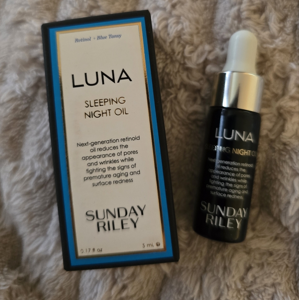 Sunday Riley Luna Sleeping Night Oil 5ml NIB Travel Size - Picture 2 of 5